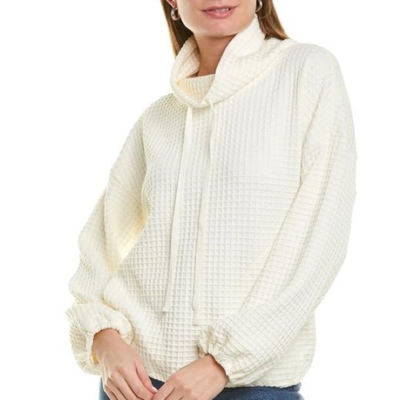 {Max Studio} waffle-knit sweater/pullover - Picture 1 of 4